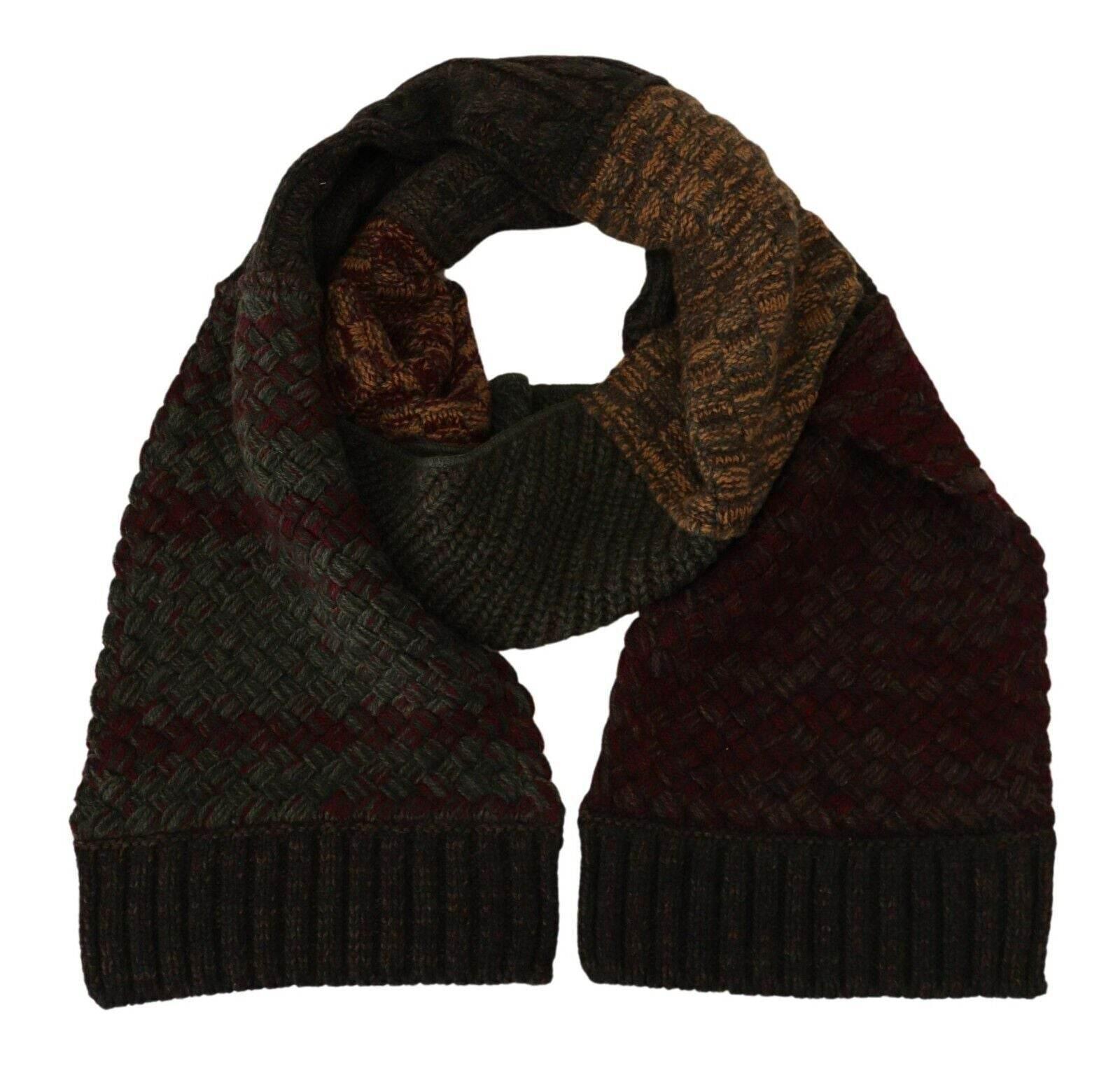 Dolce & Gabbana Elegant Cashmere-Wool Blend Men's Scarf - Hilstor