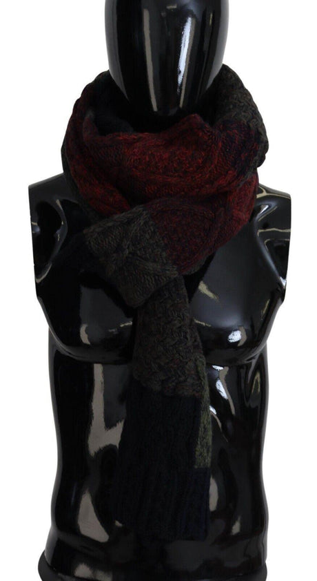 Dolce & Gabbana Elegant Wool-Cashmere Men's Scarf - Hilstor