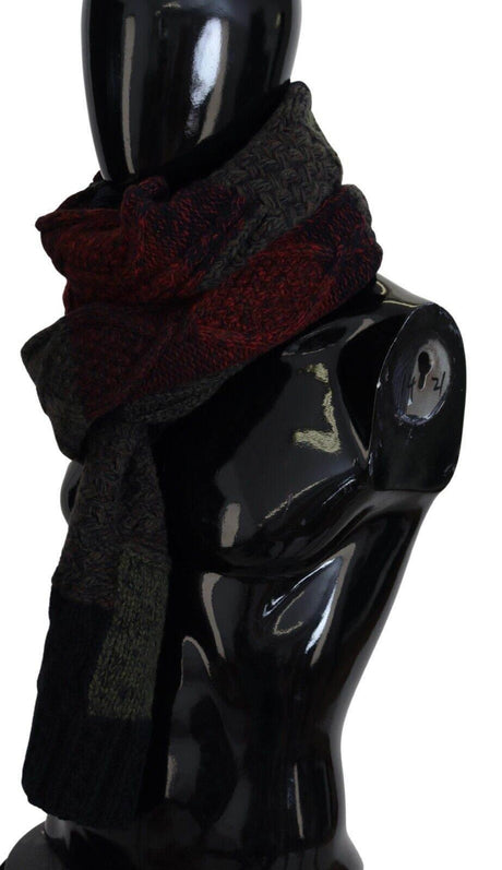 Dolce & Gabbana Elegant Wool-Cashmere Men's Scarf - Hilstor