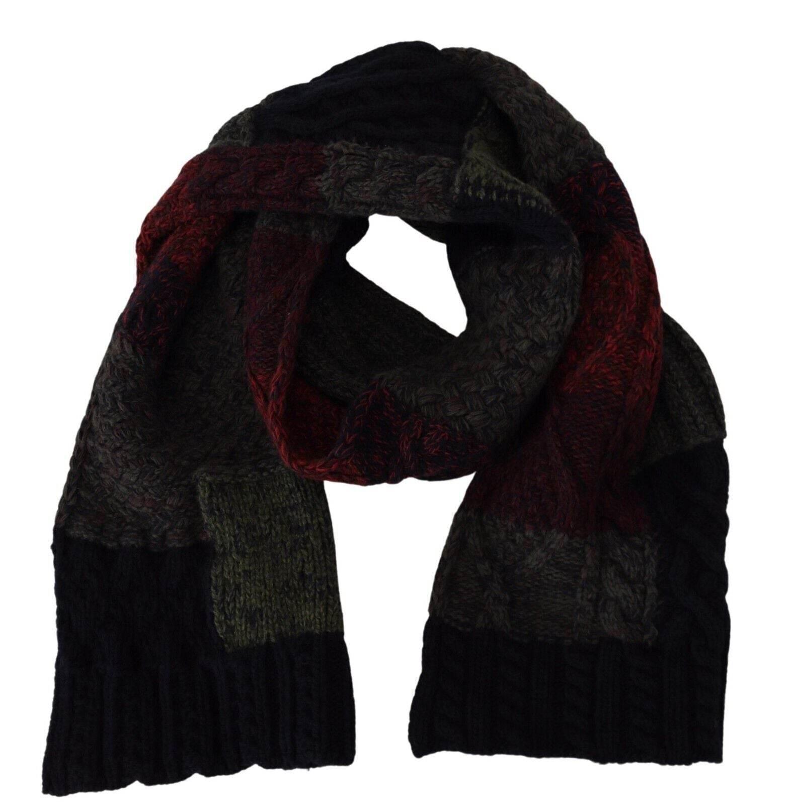 Dolce & Gabbana Elegant Wool-Cashmere Men's Scarf - Hilstor
