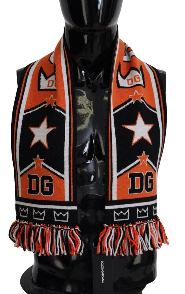 Dolce & Gabbana Elegant Multicolor Wool-Cashmere Men's Scarf - Hilstor