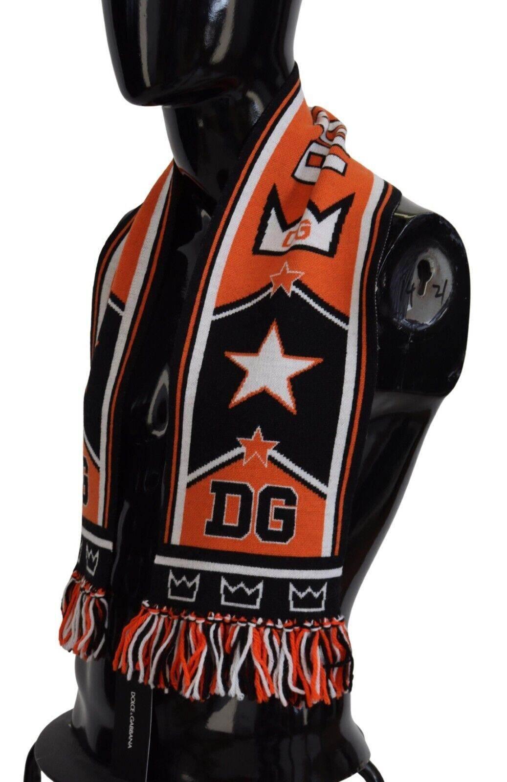 Dolce & Gabbana Elegant Multicolor Wool-Cashmere Men's Scarf - Hilstor