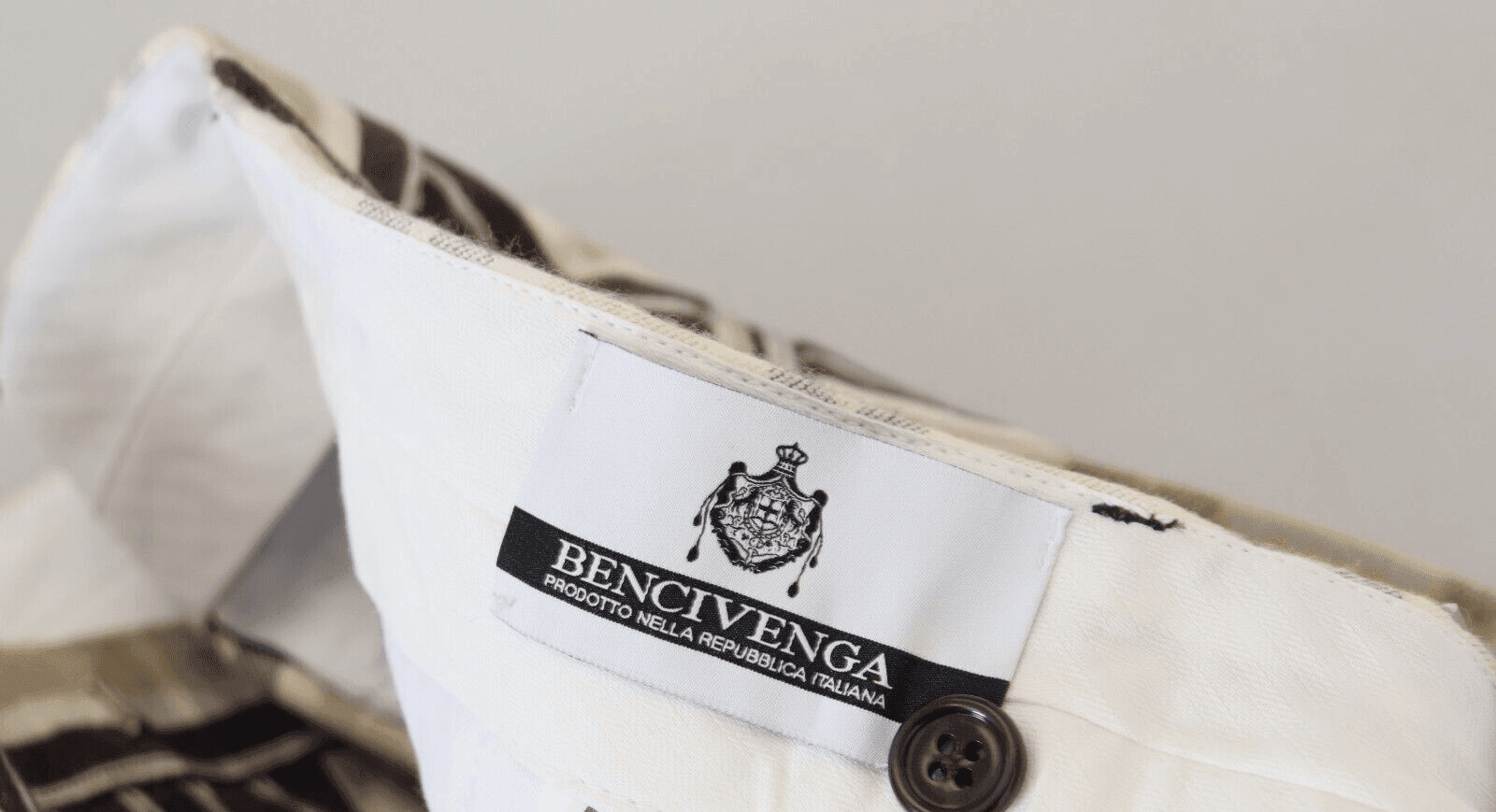 BENCIVENGA Multicolor Checkered Cotton Straight Fit Men Pants - Hilstor