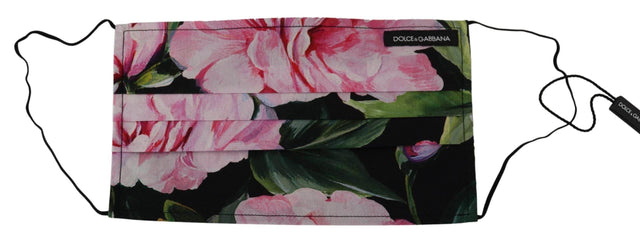 Dolce & Gabbana Chic Floral Cotton Face Mask - Hilstor