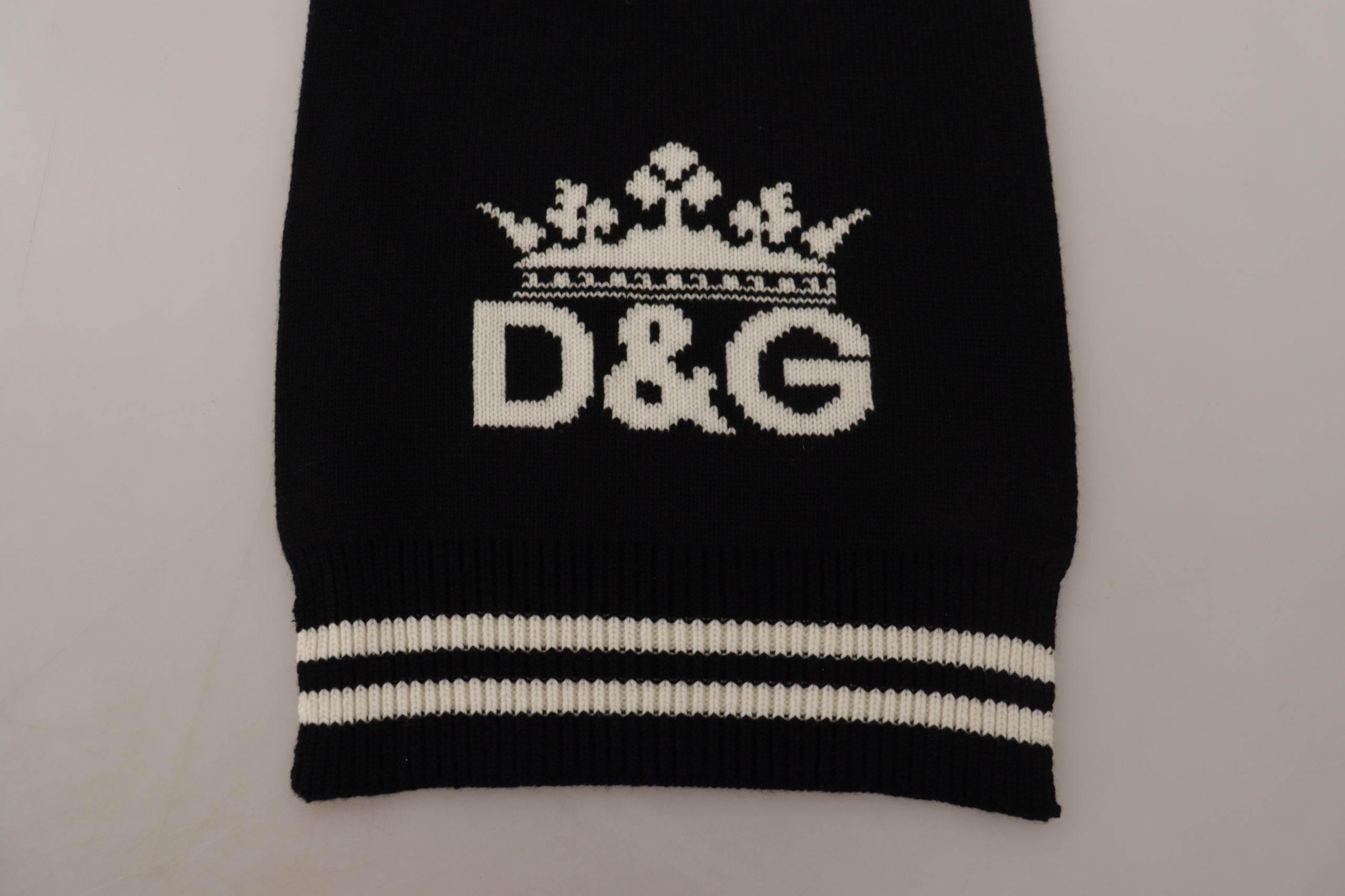 Dolce & Gabbana Elegant Cashmere Men's Scarf Wrap - Hilstor