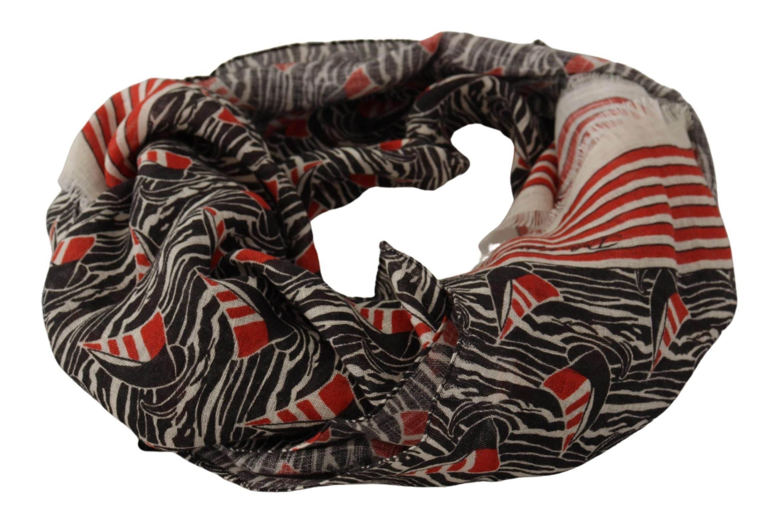 Dolce & Gabbana Elegant Striped Linen Men's Scarf - Hilstor