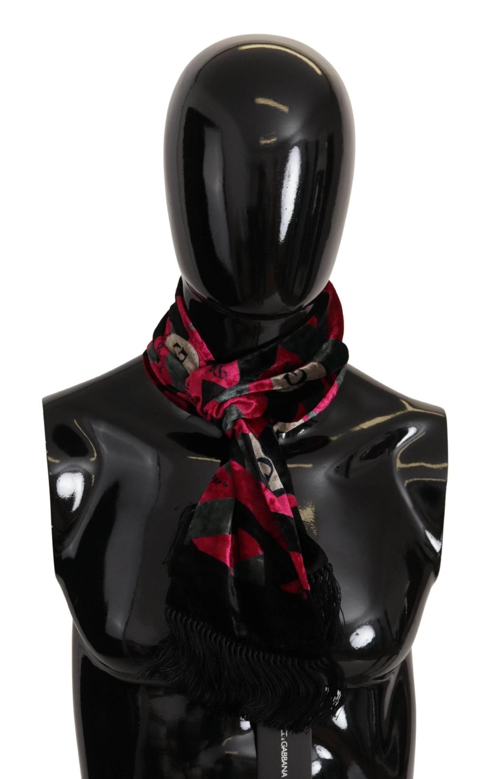 Dolce & Gabbana Elegant Multicolor Viscose Silk Men's Scarf - Hilstor