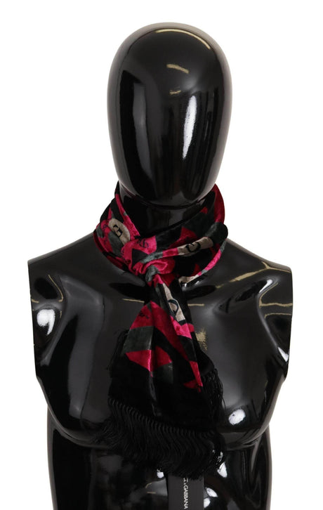 Dolce & Gabbana Elegant Multicolor Viscose Silk Men's Scarf - Hilstor
