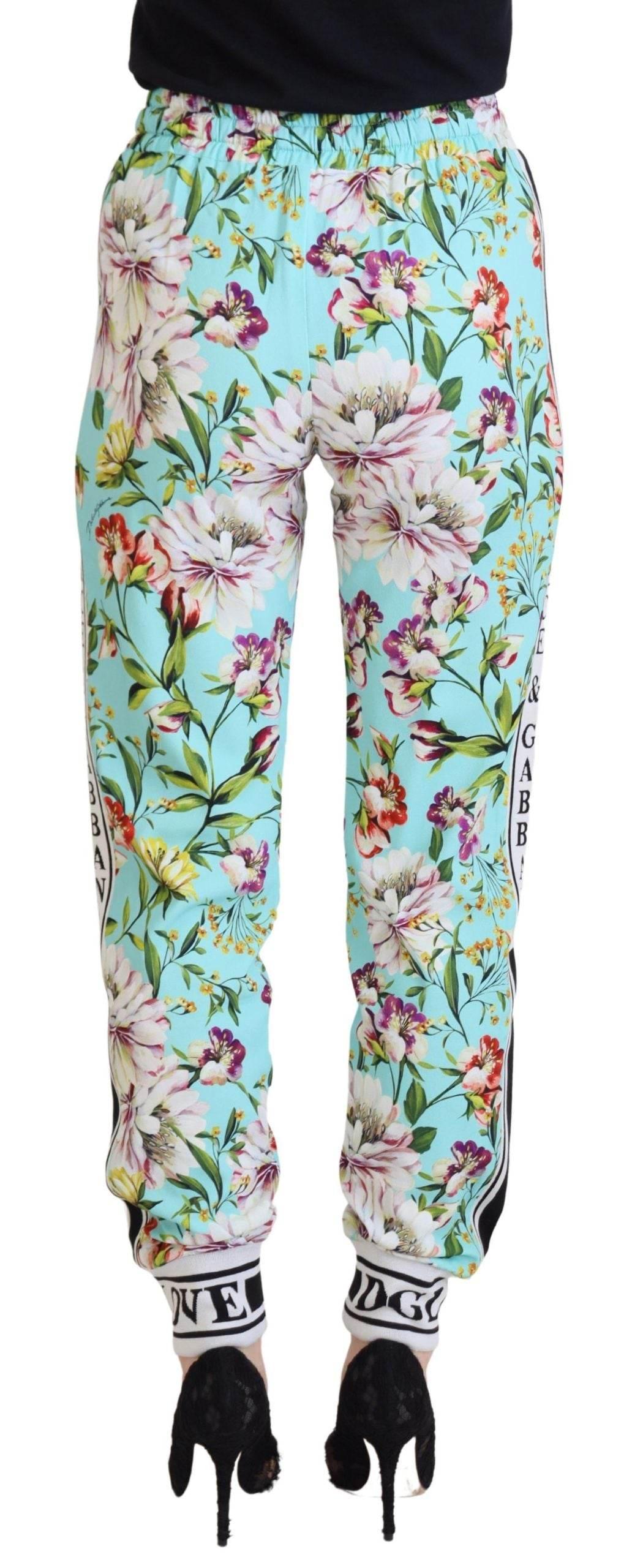 Dolce & Gabbana Elegant Multicolor Viscose Pants - Hilstor