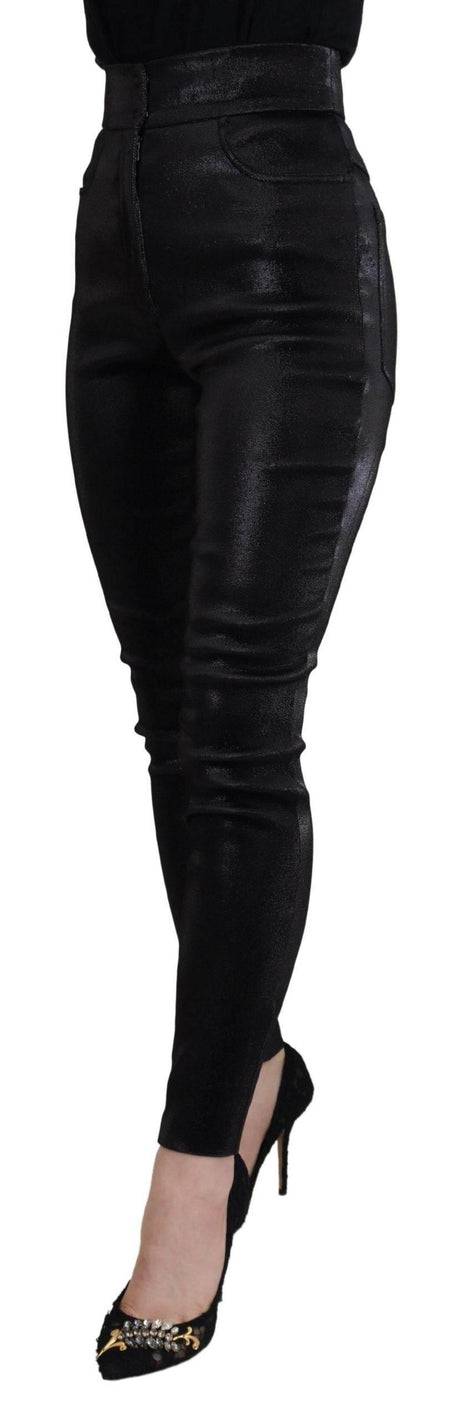 Dolce & Gabbana Black Washed Cotton Skinny Denim Jeans - Hilstor