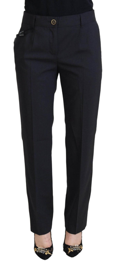 Dolce & Gabbana Grey Women Formal Tapered Pants - Hilstor