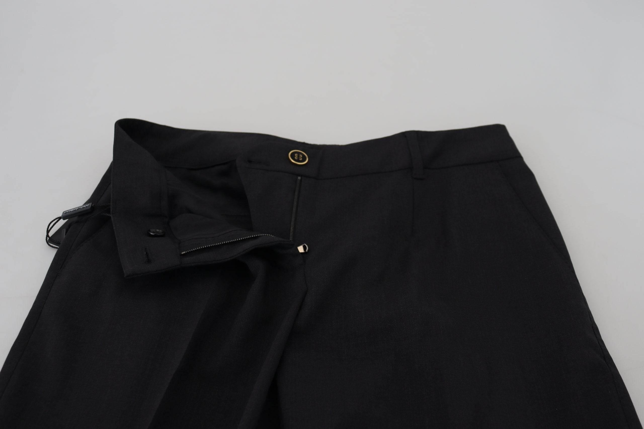 Dolce & Gabbana Grey Women Formal Tapered Pants - Hilstor