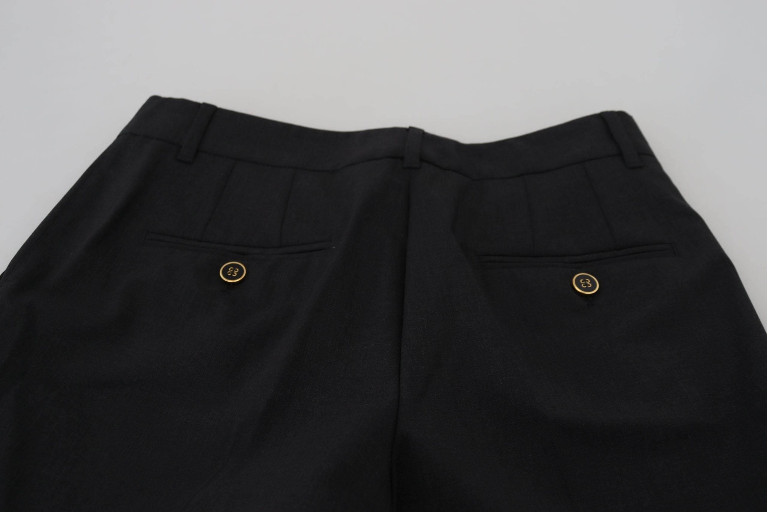 Dolce & Gabbana Grey Women Formal Tapered Pants - Hilstor