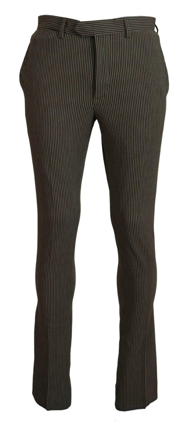 BENCIVENGA Multicolor Striped Pure Cotton Men Pants - Hilstor