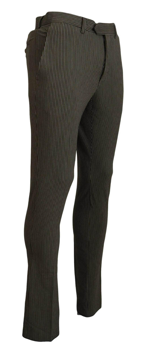 BENCIVENGA Multicolor Striped Pure Cotton Men Pants - Hilstor