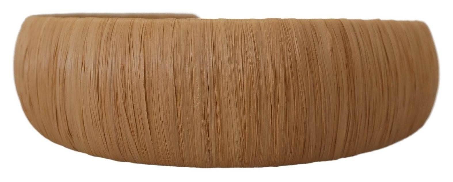 Dolce & Gabbana Exquisite Beige Viscose Diadem Headband - Hilstor