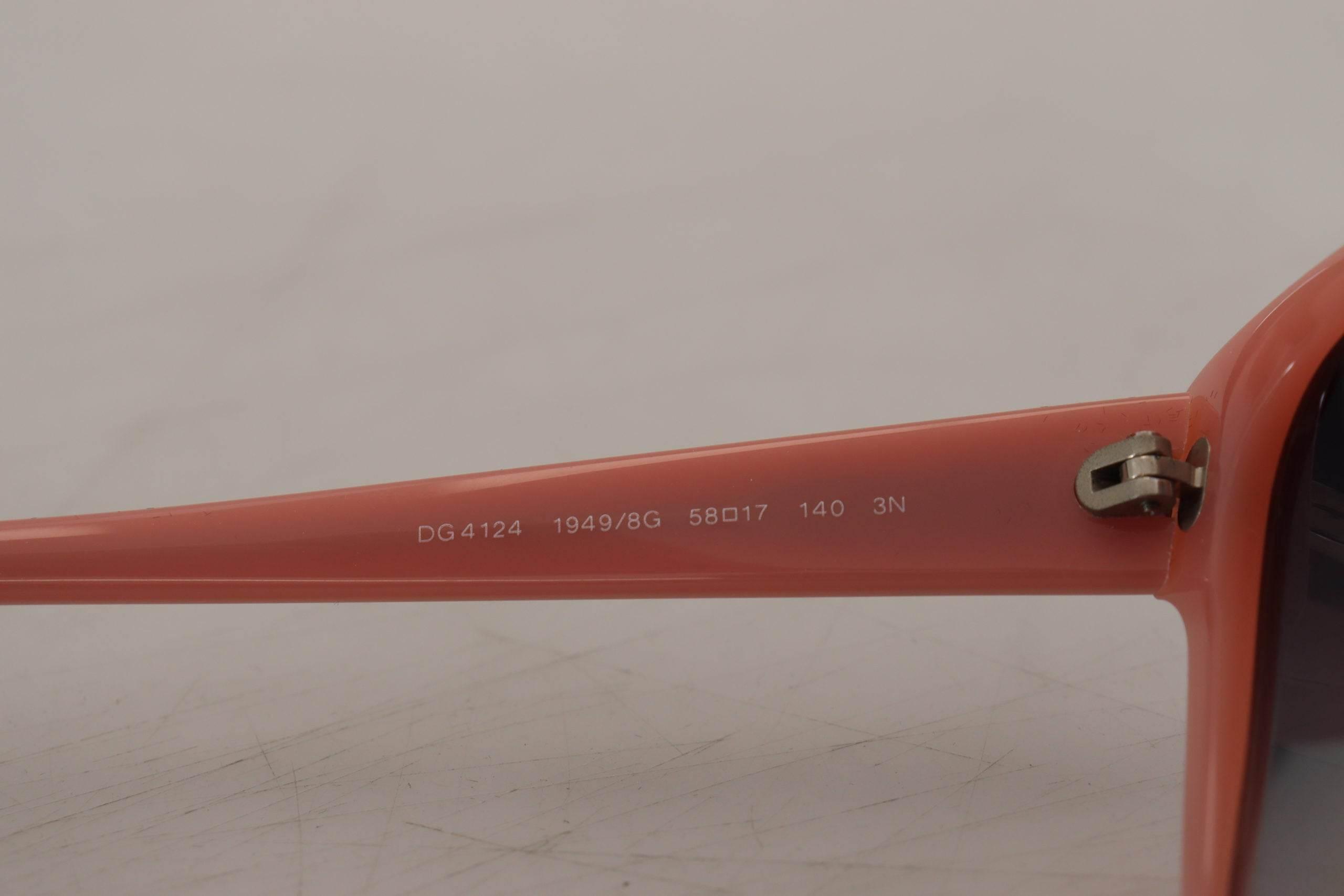 Dolce & Gabbana Elegant Pink Gradient Sunglasses - Hilstor