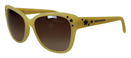 Dolce & Gabbana Yellow Acetate Frame Stars Embellishment DG4124 Sunglasses - Hilstor