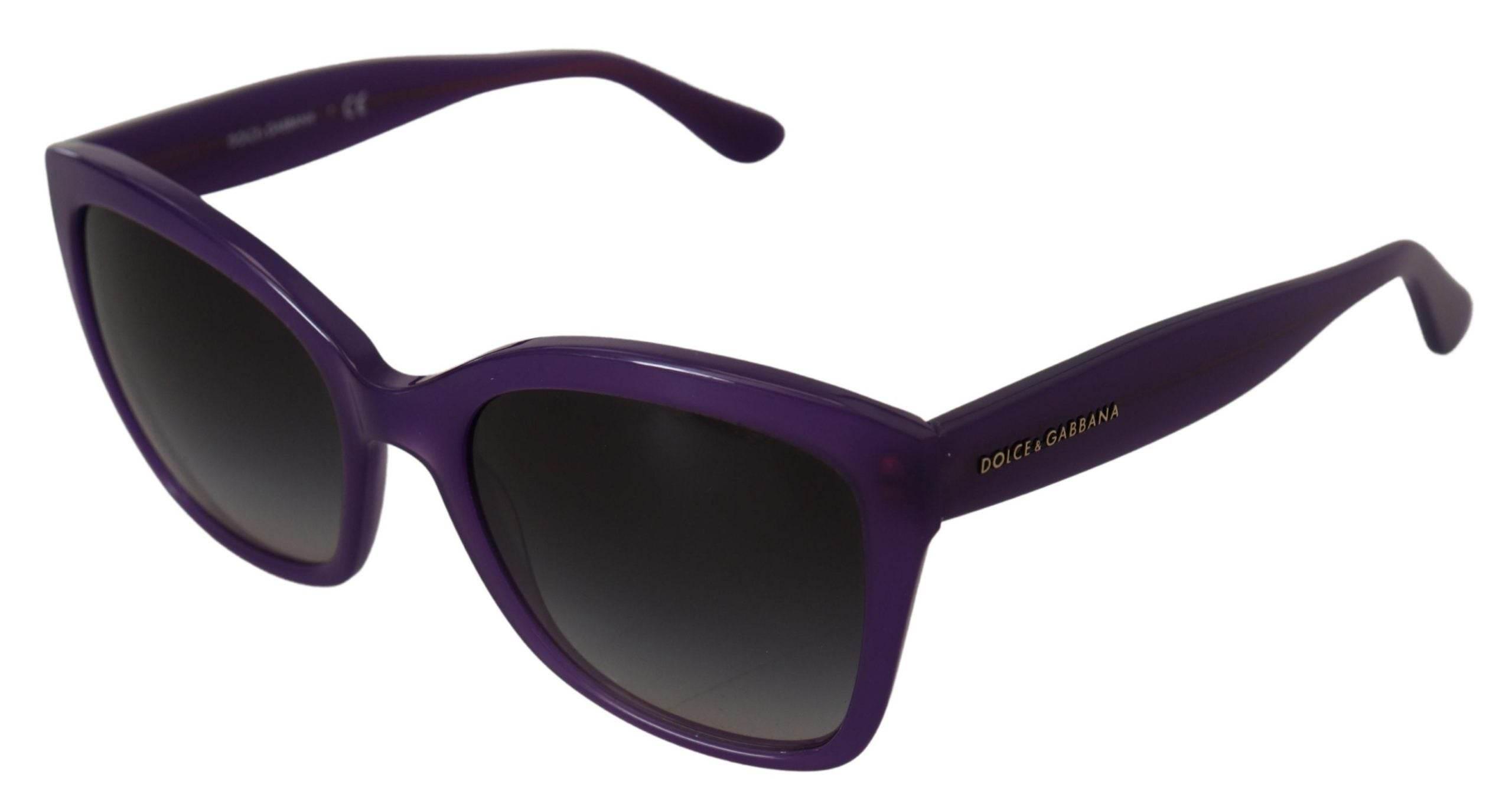 Dolce & Gabbana Elegant Purple Gradient Lens Sunglasses - Hilstor