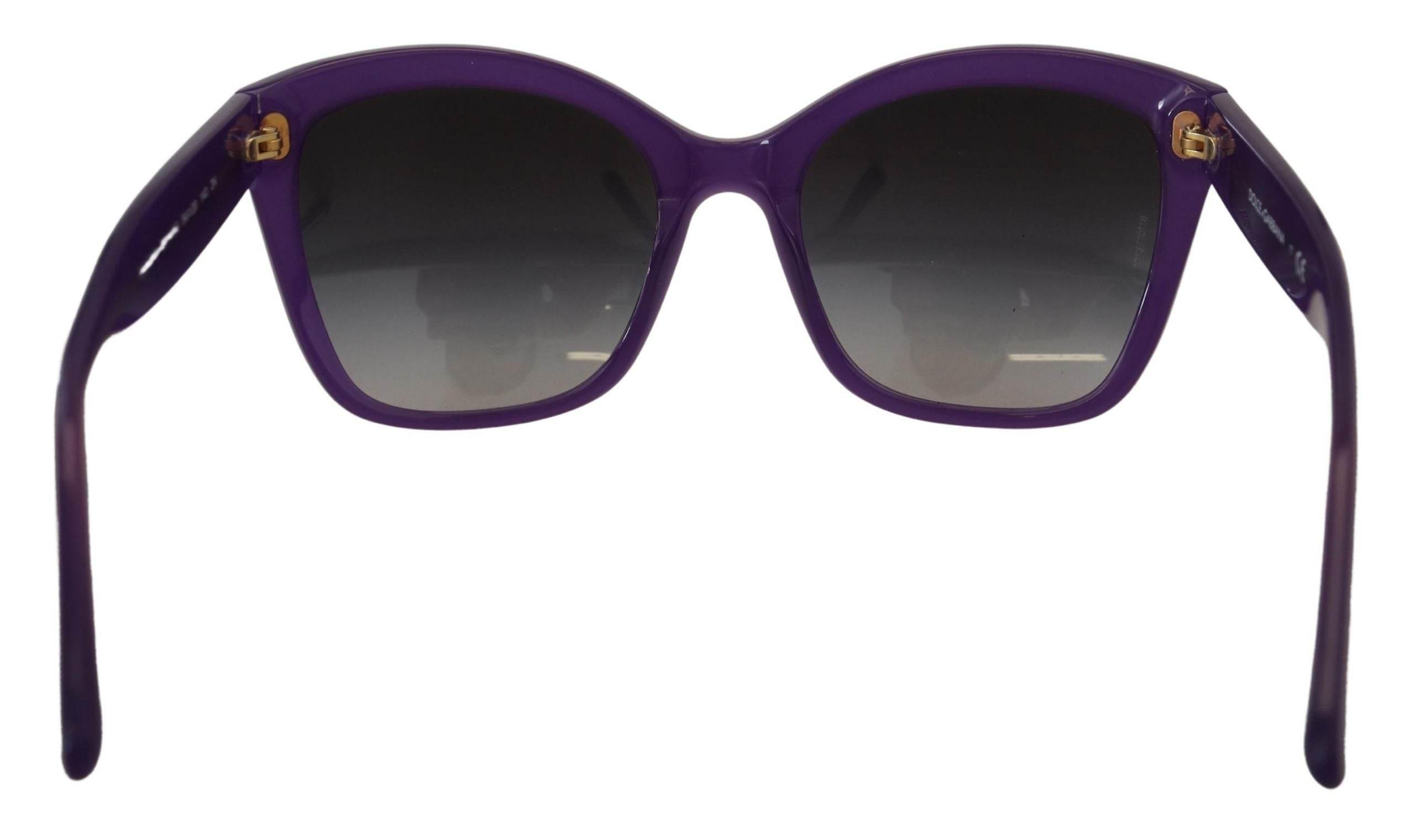 Dolce & Gabbana Elegant Purple Gradient Lens Sunglasses - Hilstor