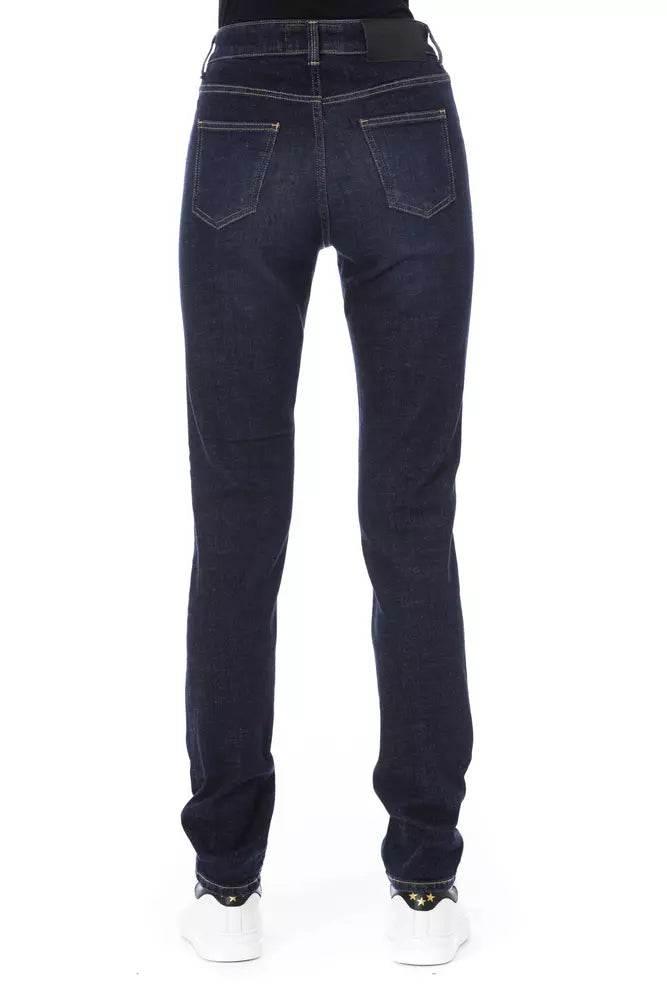 Baldinini Trend Blue Cotton Women Jeans - Hilstor