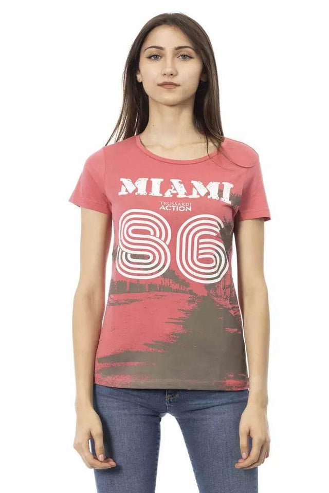 Trussardi Action Multicolor Cotton Women T-Shirt - Hilstor