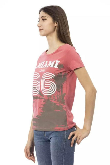 Trussardi Action Multicolor Cotton Women T-Shirt - Hilstor