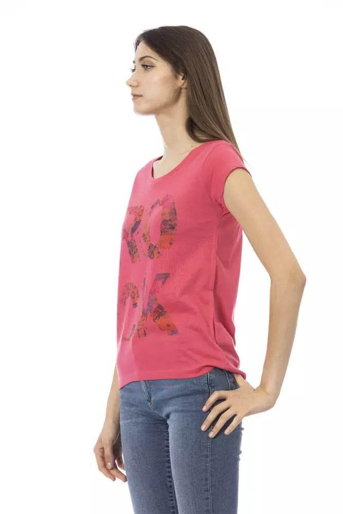 Trussardi Action Multicolor Cotton Women T-Shirt - Hilstor