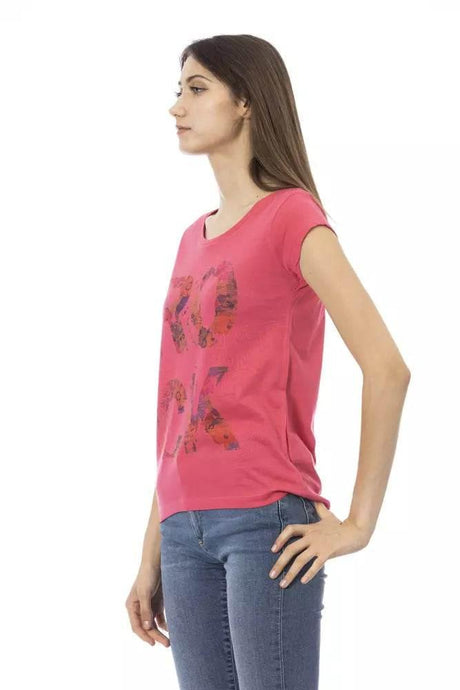 Trussardi Action Multicolor Cotton Women T-Shirt - Hilstor