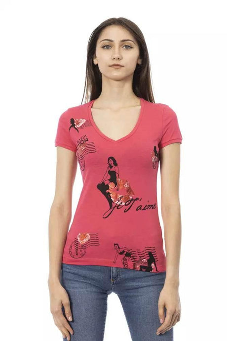 Trussardi Action Multicolor Cotton Women T-Shirt - Hilstor