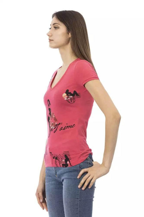 Trussardi Action Multicolor Cotton Women T-Shirt - Hilstor