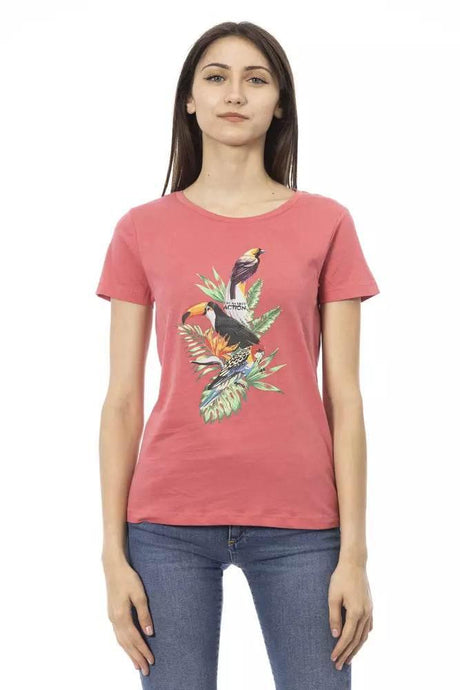 Trussardi Action Multicolor Cotton Women T-Shirt - Hilstor