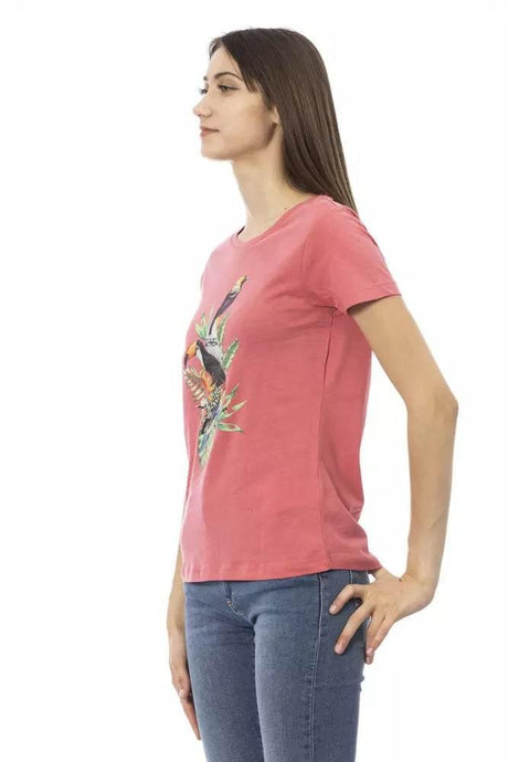 Trussardi Action Multicolor Cotton Women T-Shirt - Hilstor
