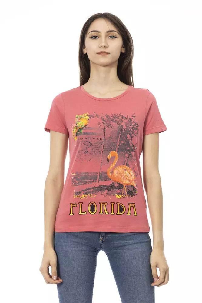 Trussardi Action Multicolor Cotton Women T-Shirt - Hilstor