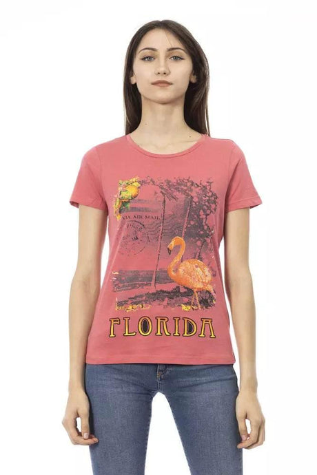 Trussardi Action Multicolor Cotton Women T-Shirt - Hilstor