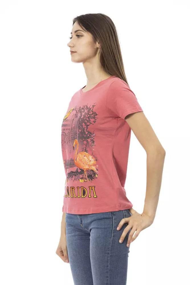 Trussardi Action Multicolor Cotton Women T-Shirt - Hilstor