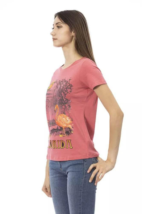 Trussardi Action Multicolor Cotton Women T-Shirt - Hilstor