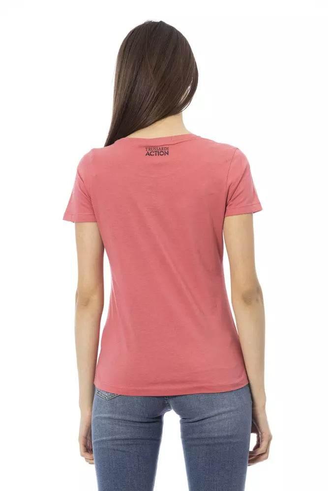 Trussardi Action Multicolor Cotton Women T-Shirt - Hilstor