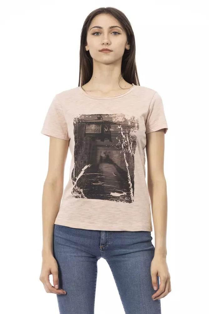 Trussardi Action Multicolor Cotton Women T-Shirt - Hilstor