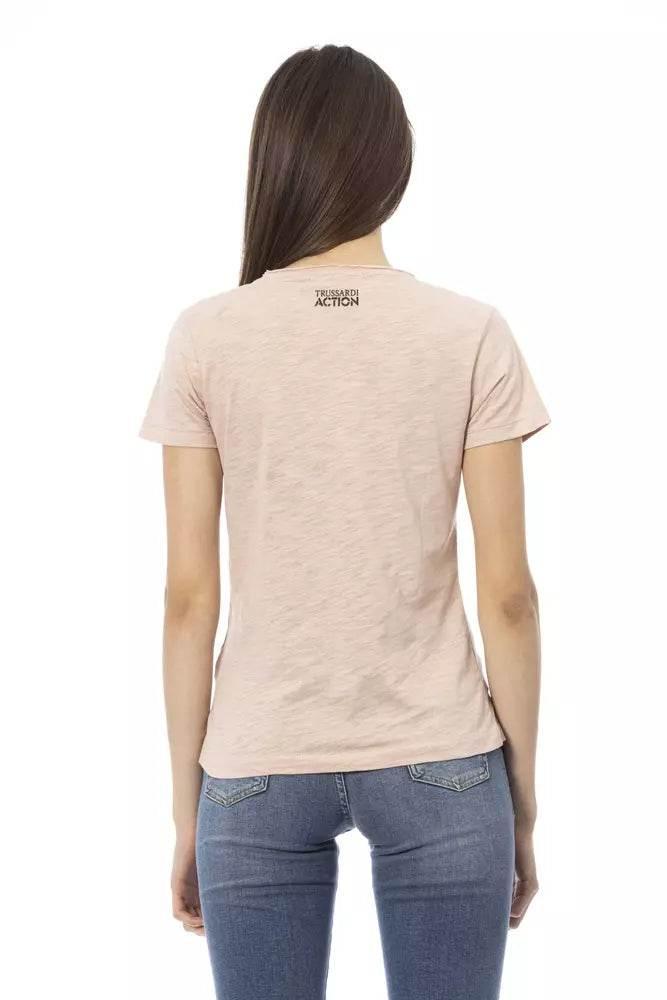 Trussardi Action Multicolor Cotton Women T-Shirt - Hilstor
