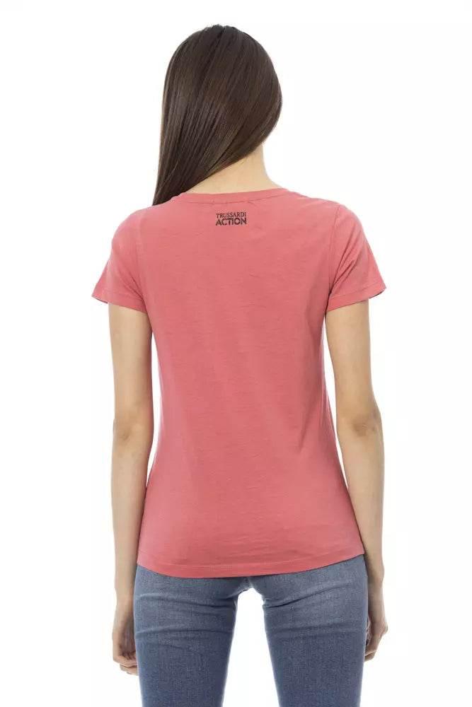 Trussardi Action Multicolor Cotton Women T-Shirt - Hilstor