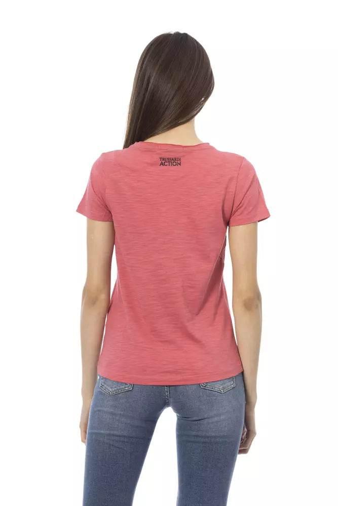 Trussardi Action Multicolor Cotton Women T-Shirt - Hilstor