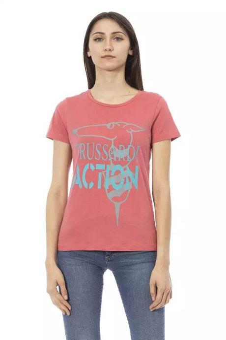 Trussardi Action Multicolor Cotton Women T-Shirt - Hilstor
