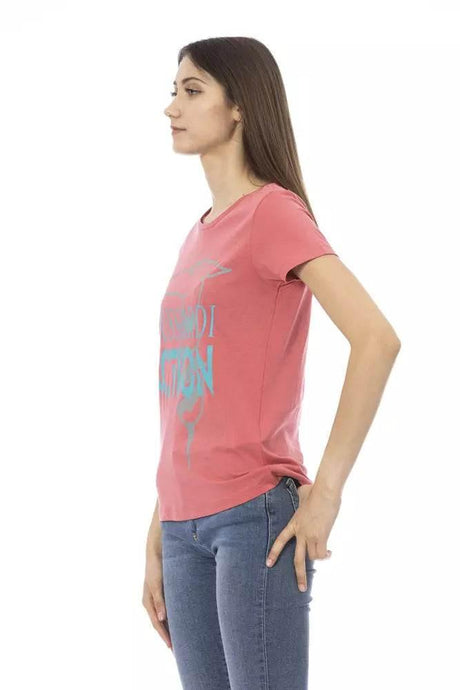 Trussardi Action Multicolor Cotton Women T-Shirt - Hilstor