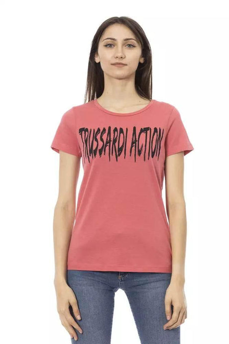 Trussardi Action Multicolor Cotton Women T-Shirt - Hilstor