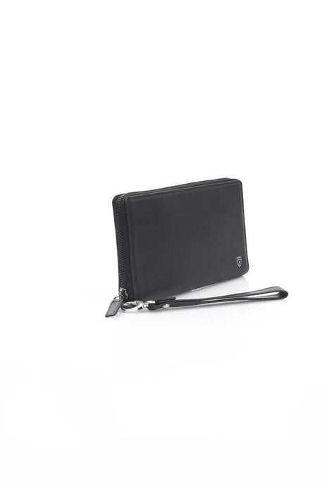 Automobili Lamborghini Black Calfskin Men Wallet - Hilstor