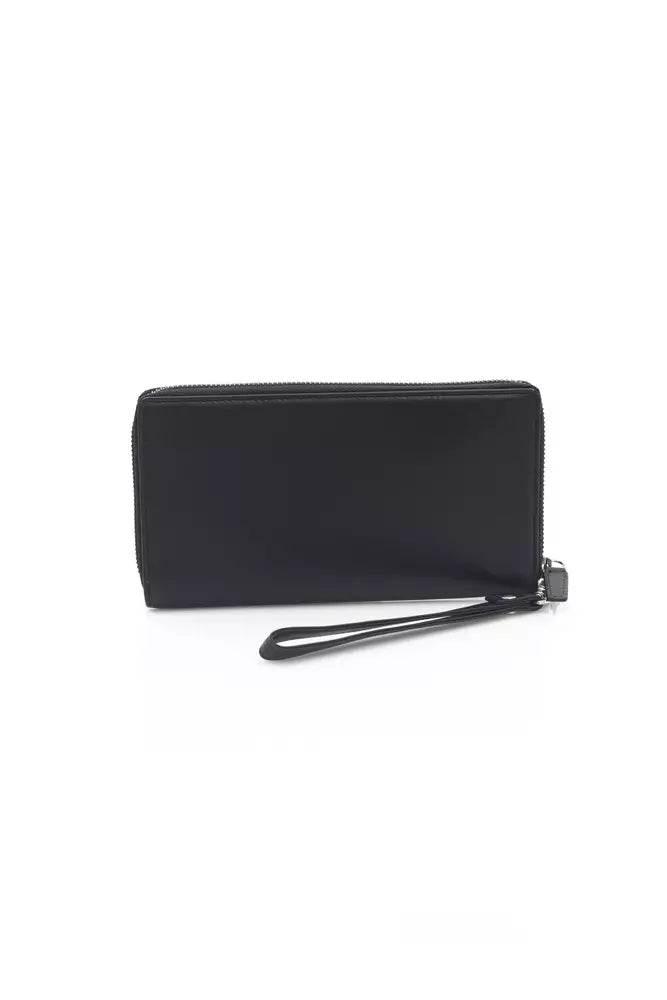 Automobili Lamborghini Black Calfskin Men Wallet - Hilstor