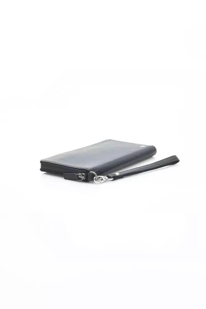 Automobili Lamborghini Black Calfskin Men Wallet - Hilstor
