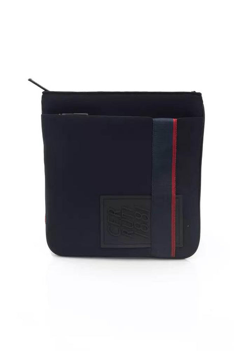 Cerruti 1881 Blue Polyester Men Messenger Bag - Hilstor