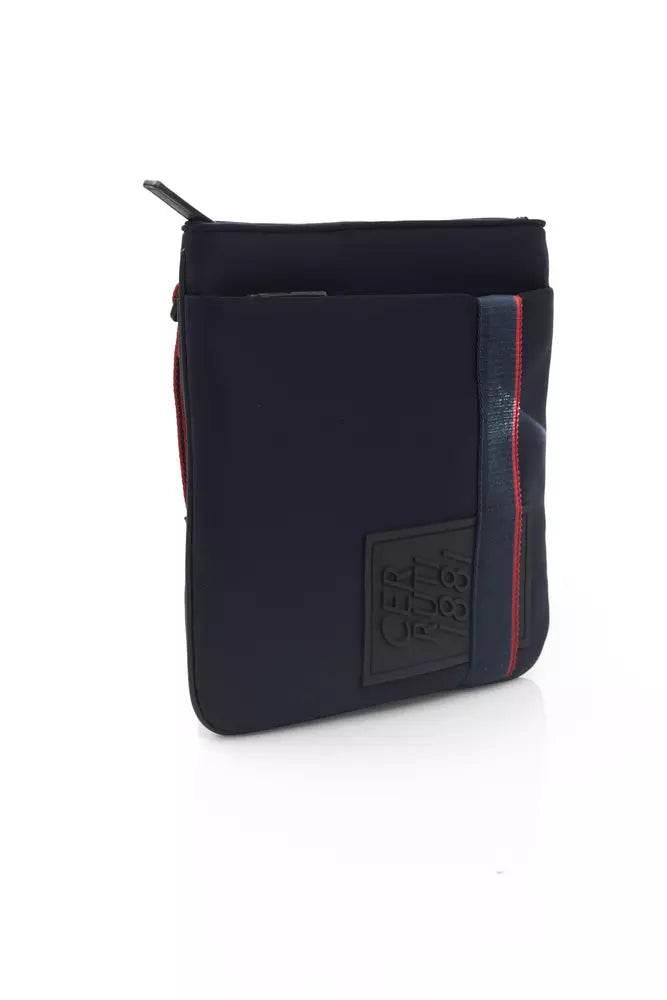 Cerruti 1881 Blue Polyester Men Messenger Bag - Hilstor